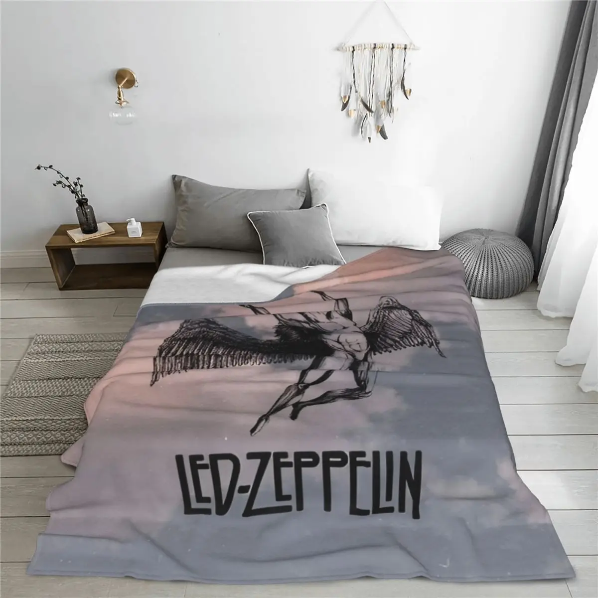 Like-Led-Zeppelin blankets Warm Flange blankets Soft and comfortable blanket picnic blanket birthday gift