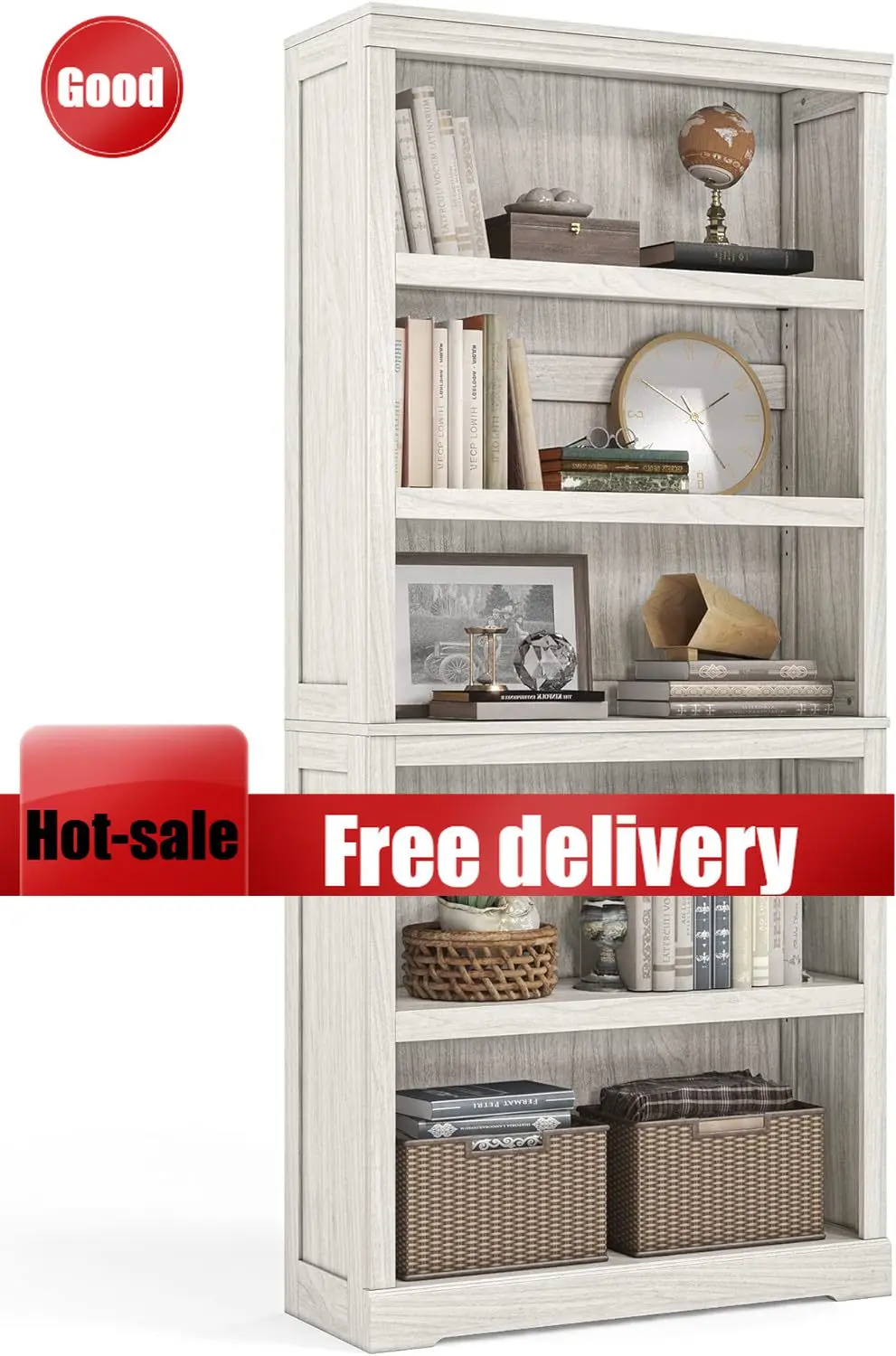 Linsy Home 5-Shelf …