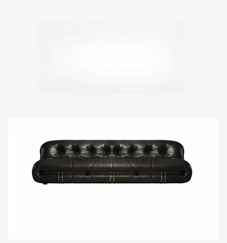 

Black cow sofa