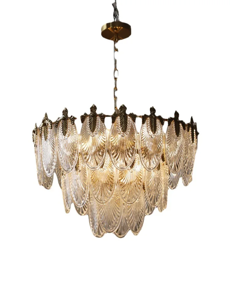 

American, Vintage, Master Bedroom, Chandelier, Light Luxury, Atmospheric, French, Glass