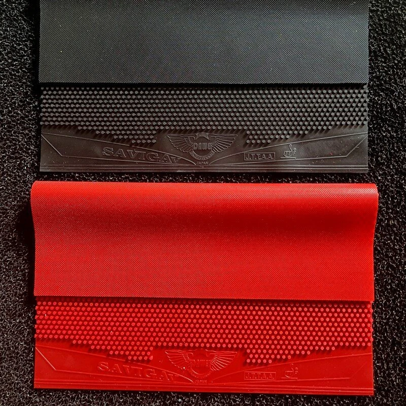 DAWEI SAVIGA Cured Long Pips Single Table Tennis Rubber OX Long Pips Ping Pong Rubber Cloth Pattern Anti-Spin Anti-Loop Rubber