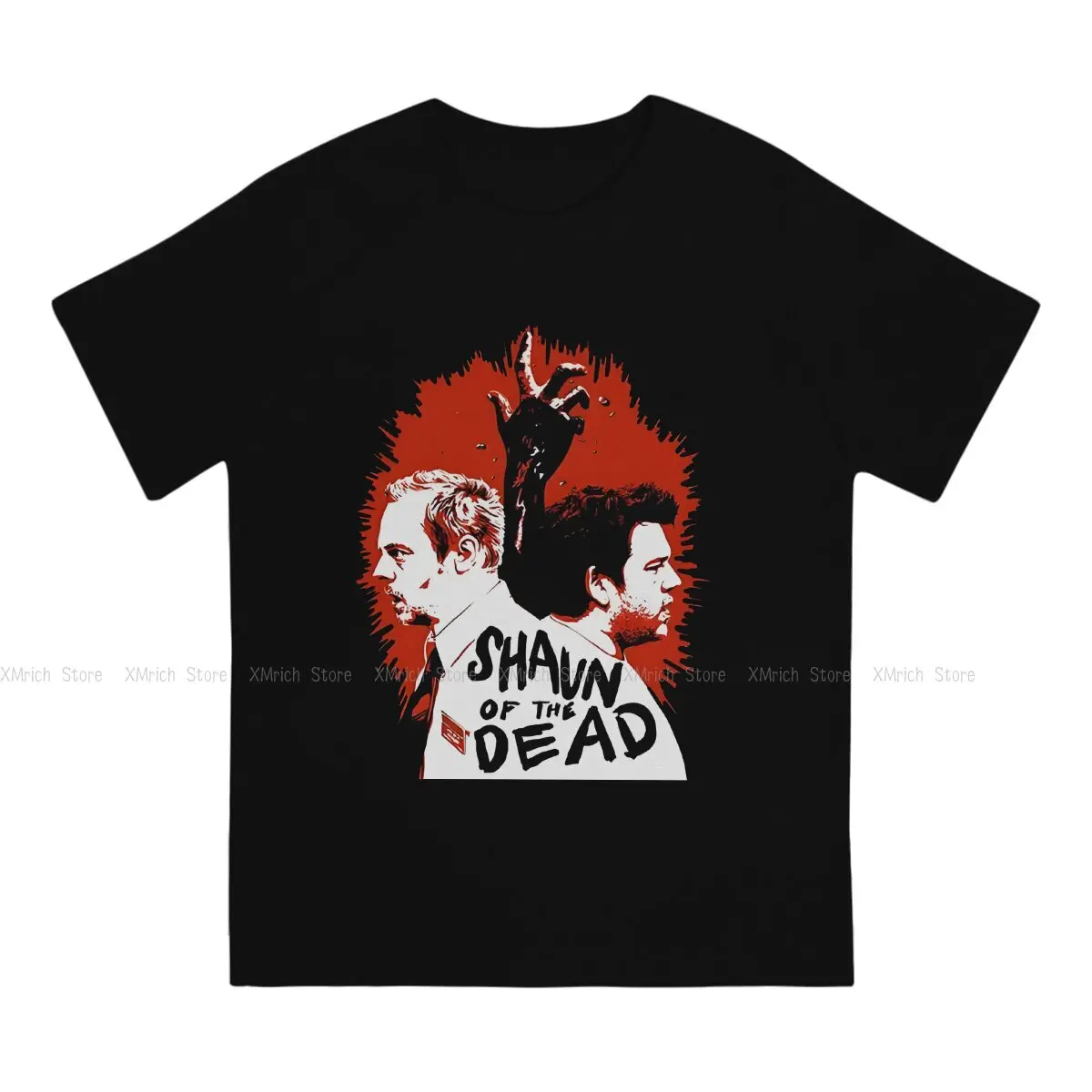 Men Drother T Shirts Shaun Of The Dead Pure Cotton Tops Funny Short Sleeve Crew Neck Tees New Arrival T-Shirt