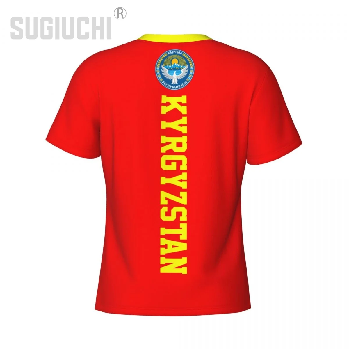 Tight Sports T-shirt Kyrgyzstan Flag Kyrgyzstanis 3D For Men Women Tees jersey Clothes Soccer Football Fans Patriotic T shirt view 5
