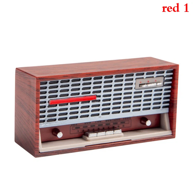 Mini lámpara de muebles para niños, Radio, televisión, electrodomésticos de cocina, báscula, regalo Retro, decoración de casa de muñecas, 1pc