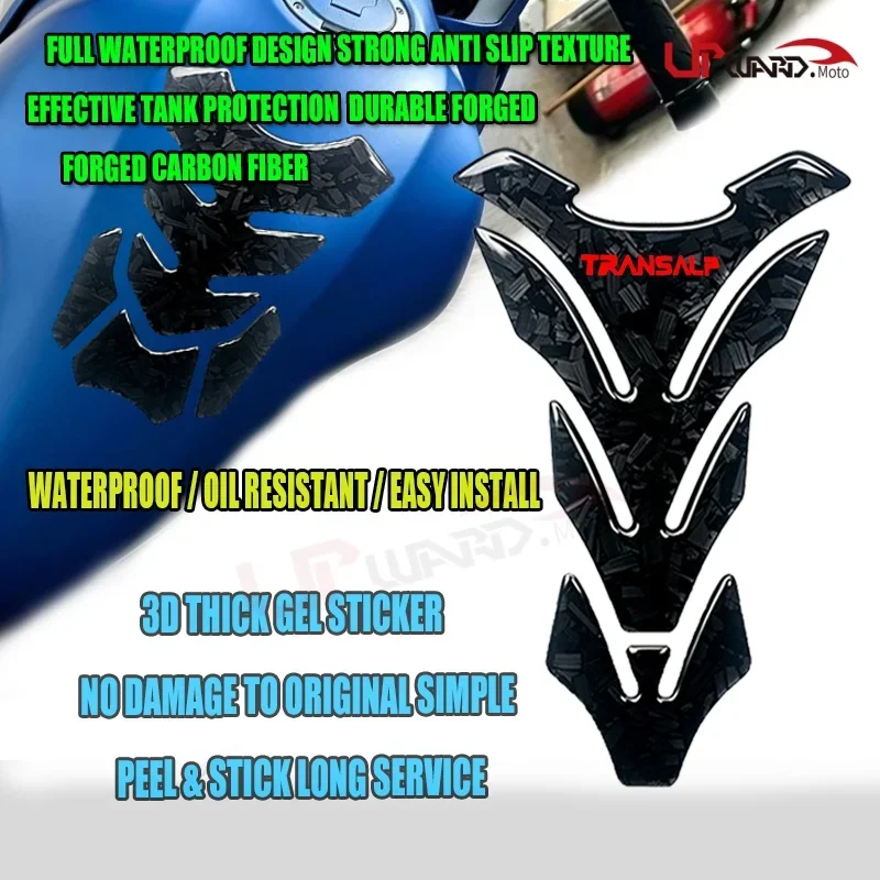 3D Gel Dome Motorcycle Accessories High Gloss Surface NC750x NC 750X XL750 XL400 XL650 XL700 Scratch Resistant Forged Fiber