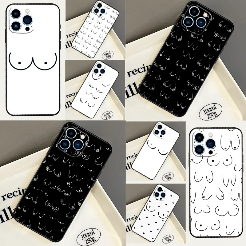 Female Girl Boobs For Samsung Galaxy M21 M53 M31 M11 M13 M32 M52 M15 M35 M55 M14 M34 M54 M06 M16 M36 M56 Case
