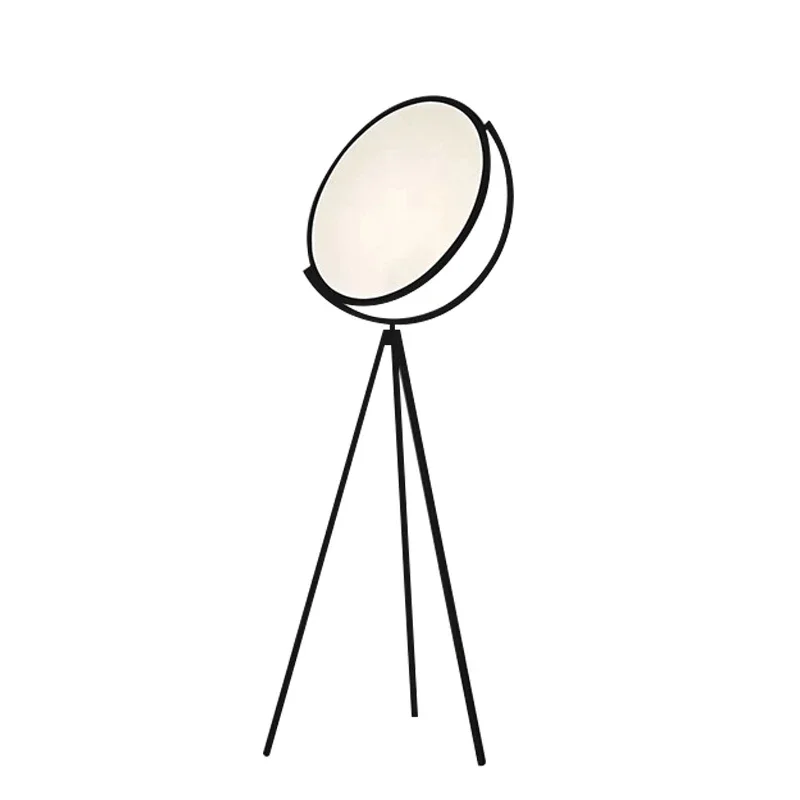 Art Design Tripod Moon Led Floor Lamp For  Study  Room Corner  Eye Protection Standing Light Indoor Decoration Remote Dimming