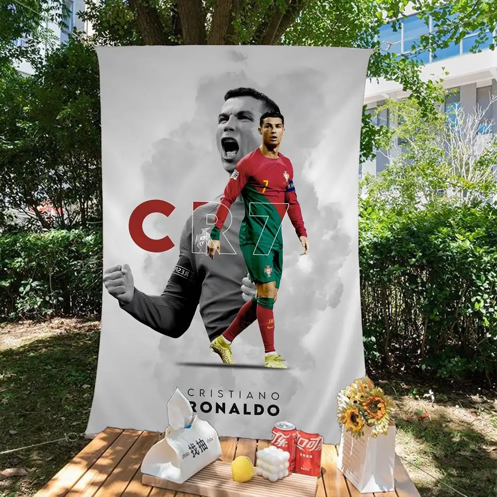 C-Cristiano R-Ronaldo CR-7 Impresión avanzada Bandera de publicidad comercial Banner de fiesta de empresa