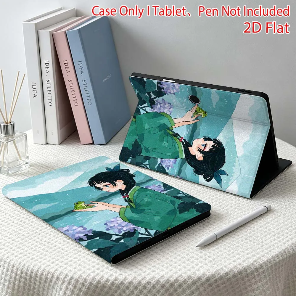 Anime Maomao Cute Soft For OPPO VIVO IQOO OnePlus Realme Pad 3 Pro 13 12.1 11.4 11 inch Pen Tray Tablet Case