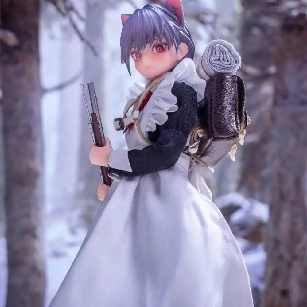 

Original HASUKI God Cat Jump Musketeer Ficchiko 1/12 Action Figure Toys Gift Collection