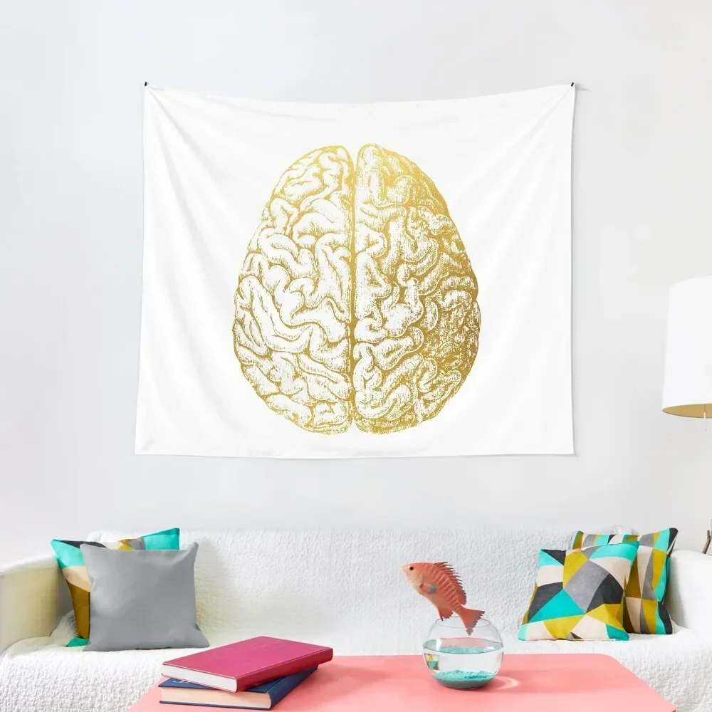 

Human Brain Tapestry Mushroom Wall Hanging Room Decor Home Decoration Tapestry