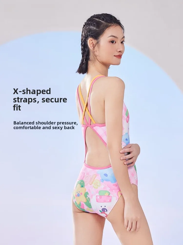 

Zoke Women's One-Piece Swimsuit Profional Training High Speed Swimming Gymnasio Special Ladies Swimming Costume 2025 New M...