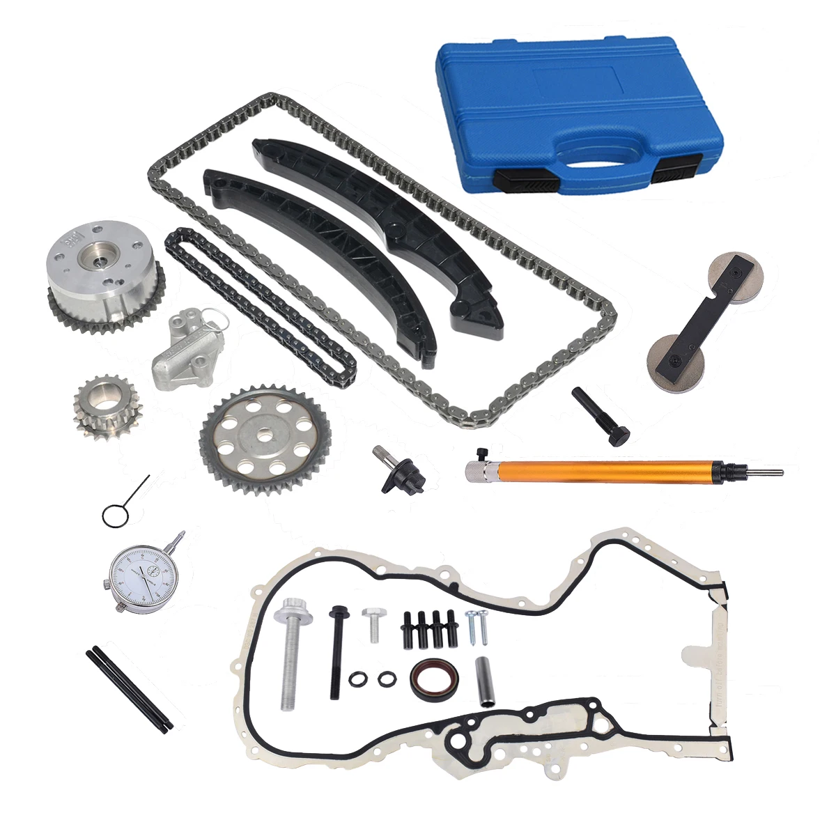 AP01 Distributiekettingen Gereedschapsset met bout voor Audi A3 VW Seat Skoda Golf Fabia 1.4 TSI 1.6 FSI 03C109158