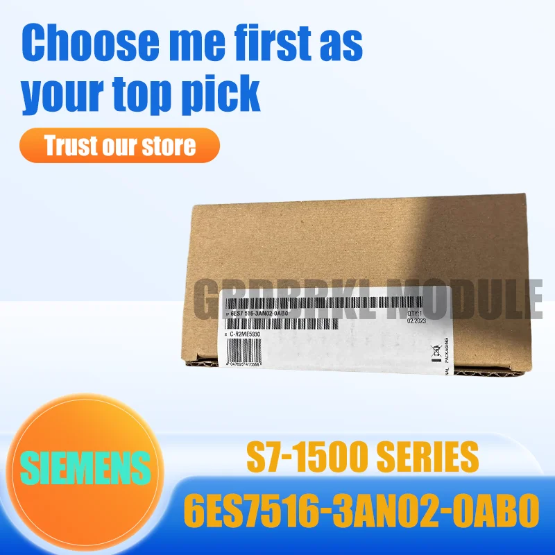 Nuevo Módulo PLC SIEMENS S7-1500 6ES7516-3AN02-0AB0 6ES7516-3FN02-0AB0 CPU 1516-3 PNDP Original