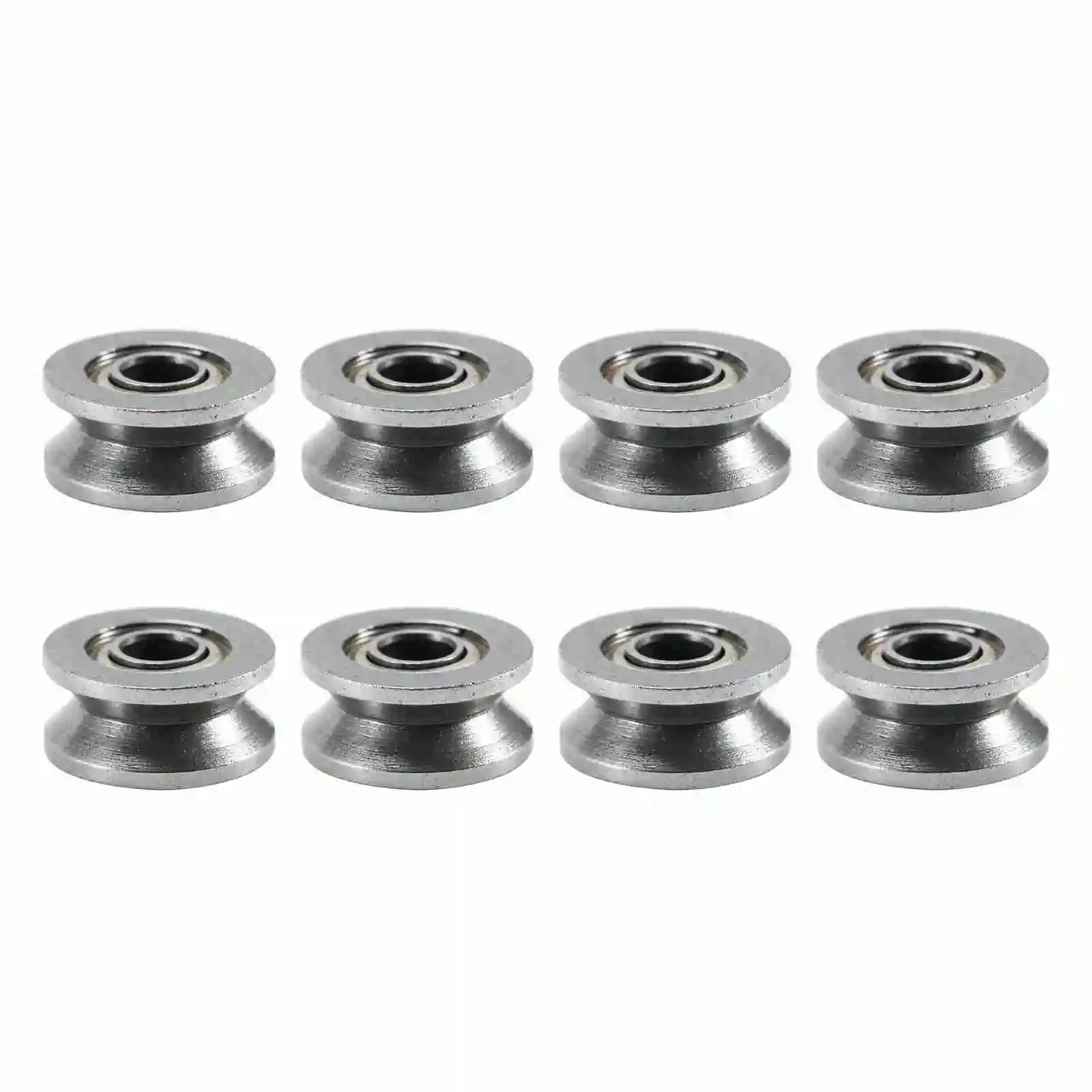 10PCS V-lager V624ZZ lineair bewegingssysteem orbitale glijbaan Hoge precisie dubbel afgeschermde lagers voor deuren Robuust / duurzaam