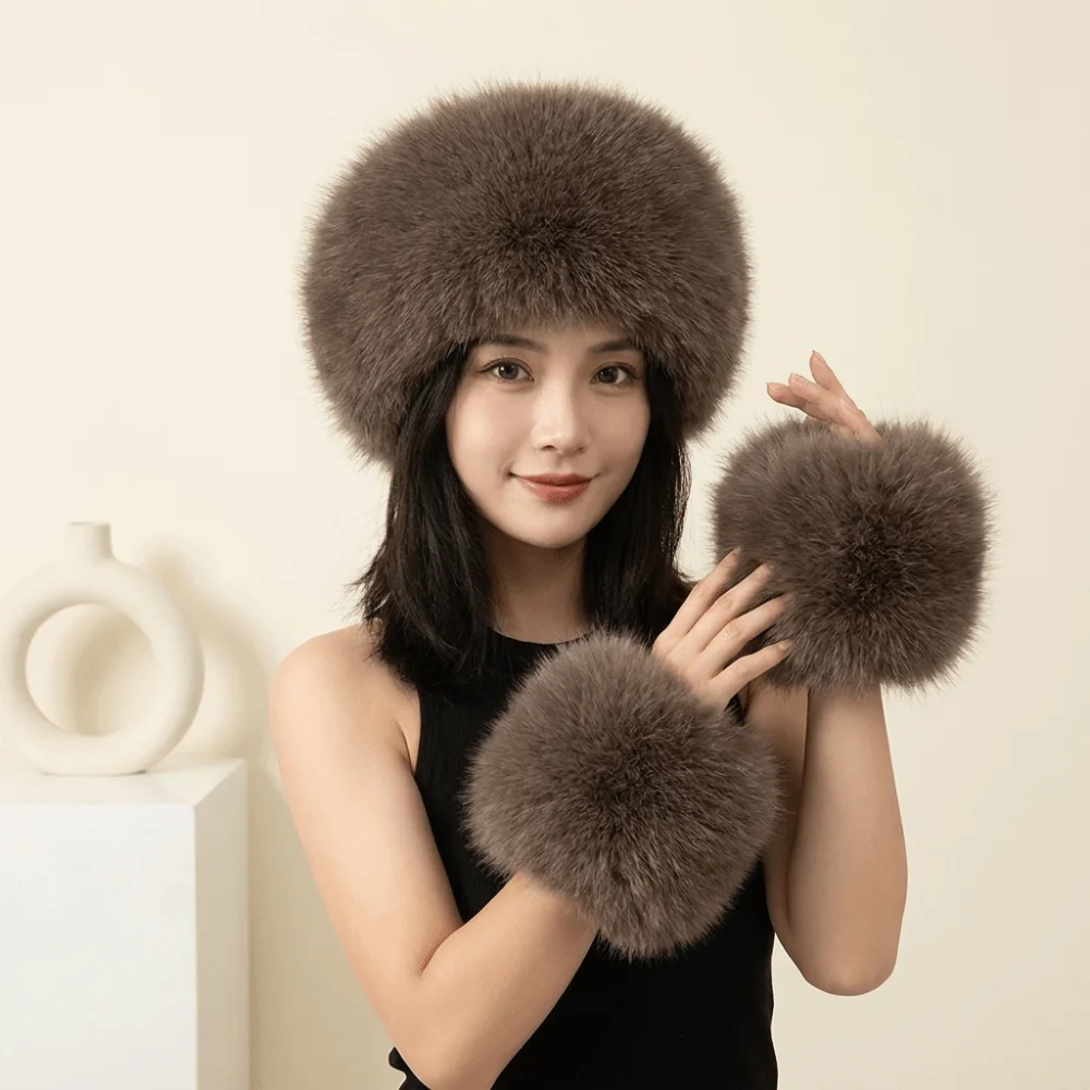 conjunto-de-3-pecas-touca-de-pelucia-macia-e-larga-com-punhos-elasticos-faixa-de-cabeca-e-punhos-de-pulso-a-prova-de-vento-para-esqui