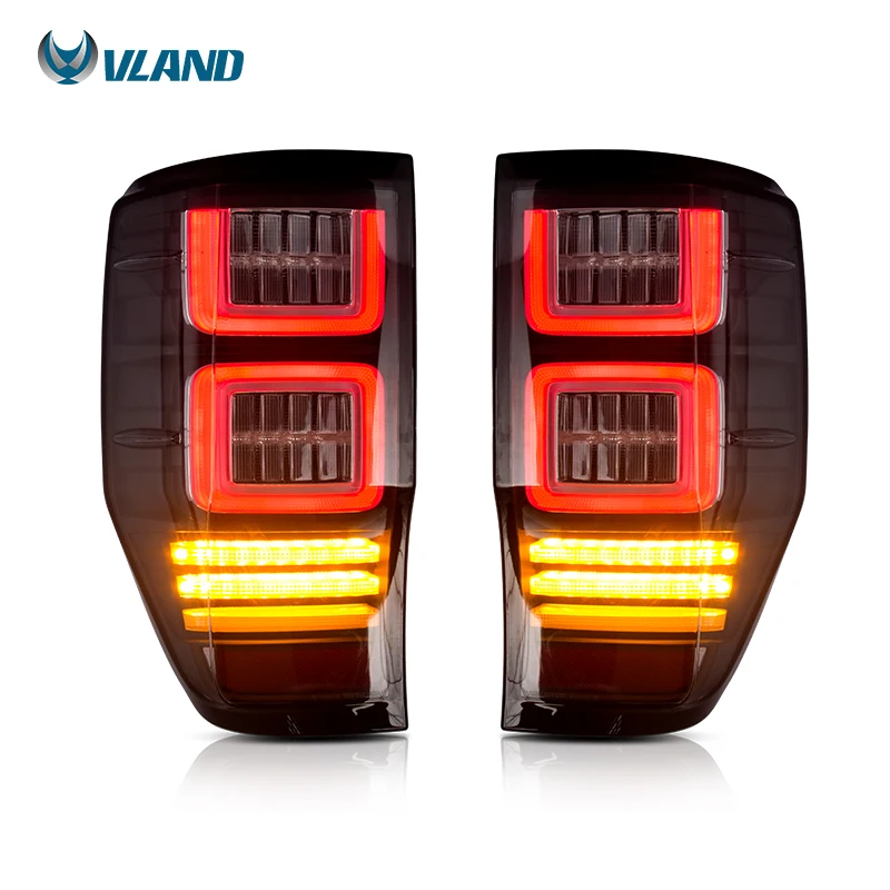 

LED Taillights Rear Tail Lamp Assembly 2012-up Tail Light With Moving Tuled for Ford Ranger T6 T7