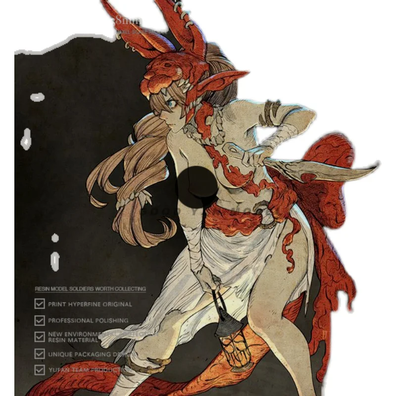 طقم نماذج من الراتنج مقاس 38 مم، تجميع وتلوين جندي جميل ذاتيًا A-651 #4