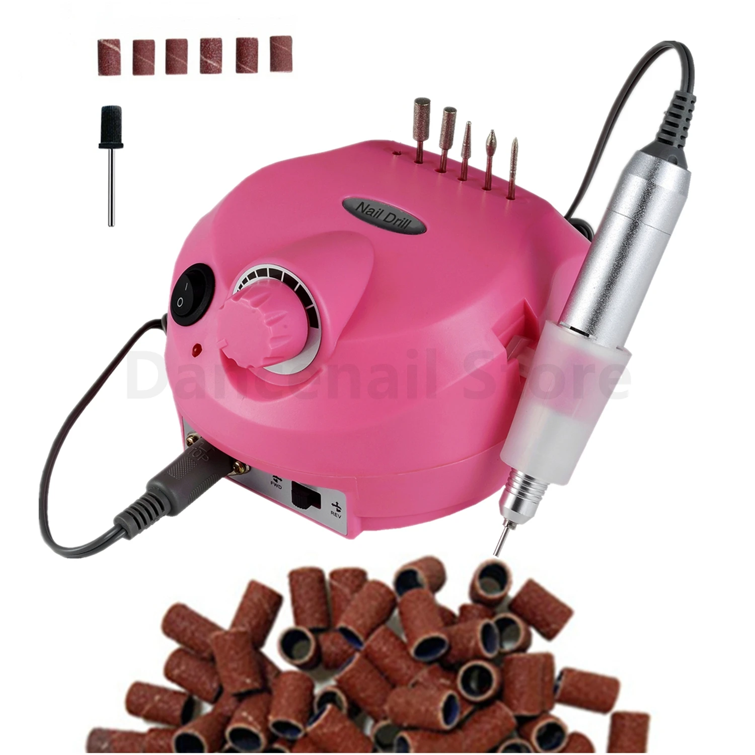 Trapano Elettrico Professionale per Unghie, Lima per Unghie in Acrilico 35000 RPM, Lucidatrice per Manicure e Pedicure, Rimozione Smalto, Buffer per Uso Domestico e Professionale