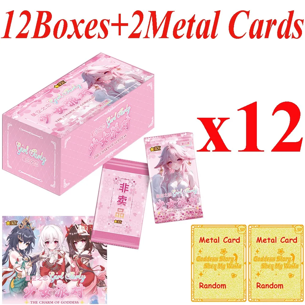 Wholesale Maiden Party 6 Goddess Story Collection Cards Anime Sexy Lingerie Lace Swimsuit Bikini Temptation Uniform Cards