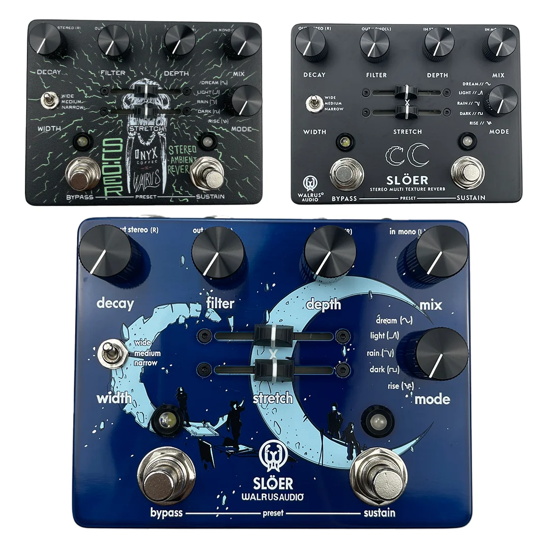 Sloer Reverb Guitar Pedal Walrus Handmade By Xiao