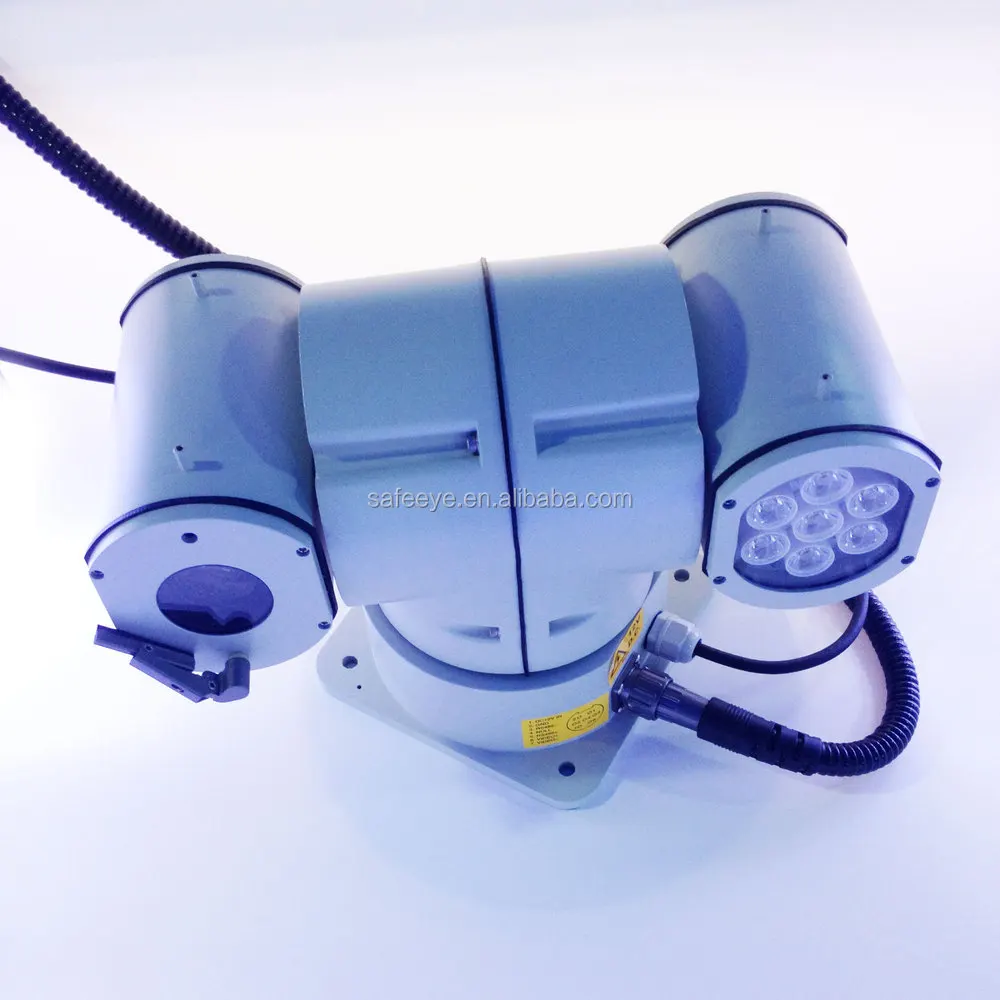 كاميرا CCTV ليزر IP IR مع رؤية ليلية 360 درجة PTZ 700 متر ملحقات معدنية مثبتة على السيارة #1