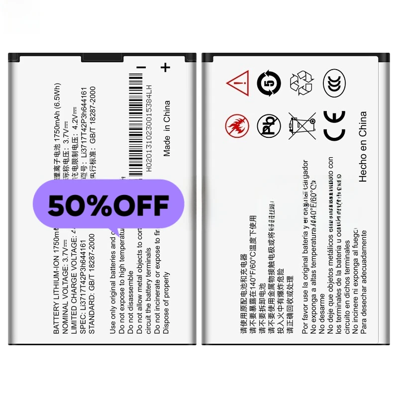 0 Cycle Li3717T42P3h644161 Battery for ZTE MF80 Phone High Quality High Capacity Replacement Lithium Ion Grade A Cell with Tools