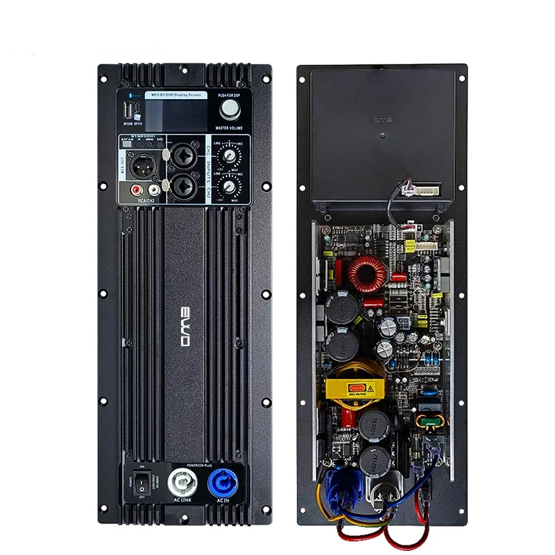

PAL750 + CQ190 Профессиональная плата усилителя мощности класса D 400 Вт Модуль усилителя для активного динамика