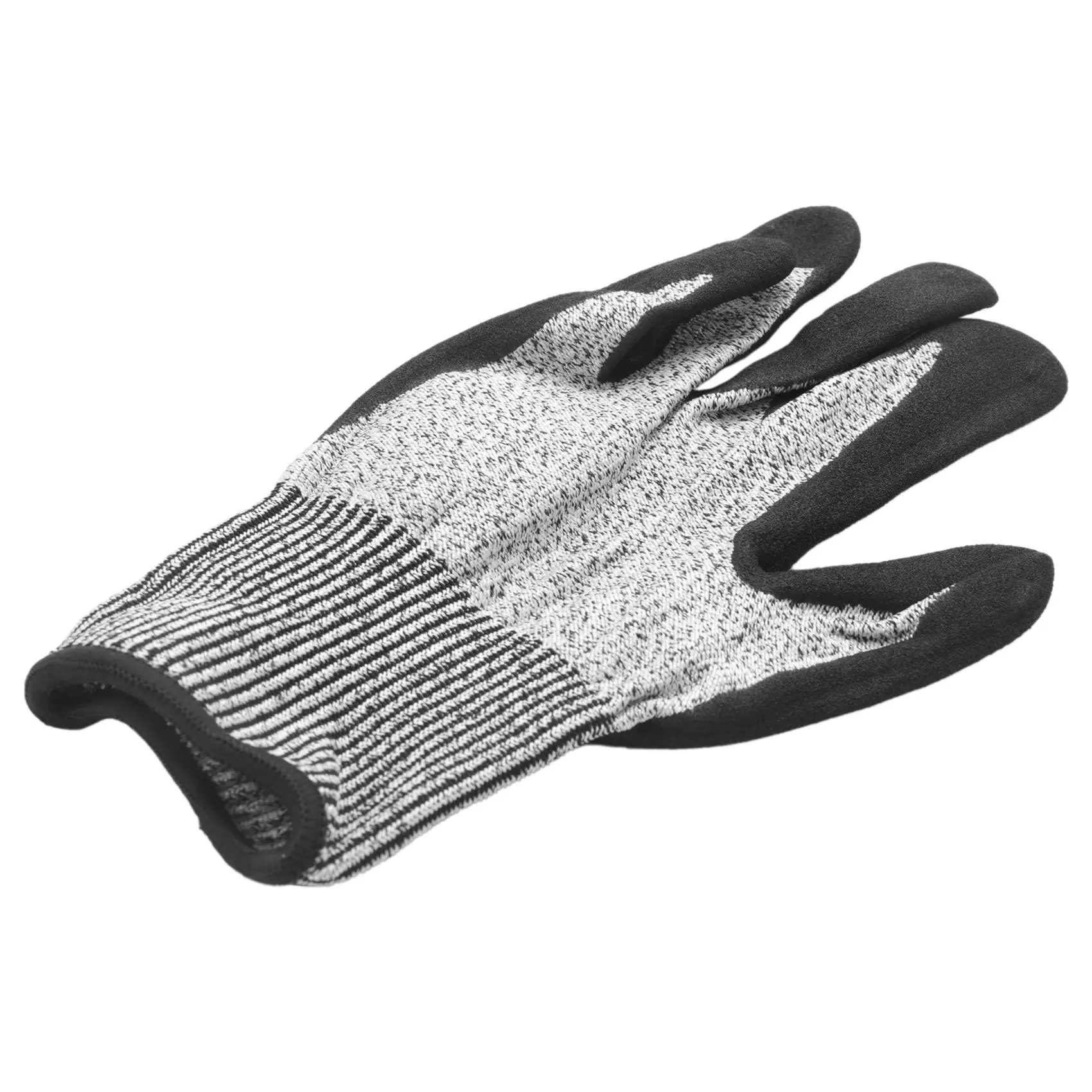 Level 5 Cut Resistant Gloves 3D Comfort Stretch Fit, Durable Power Grip Foam Nitrile, Pass Fda Food Contact, Smart Touch, Thin