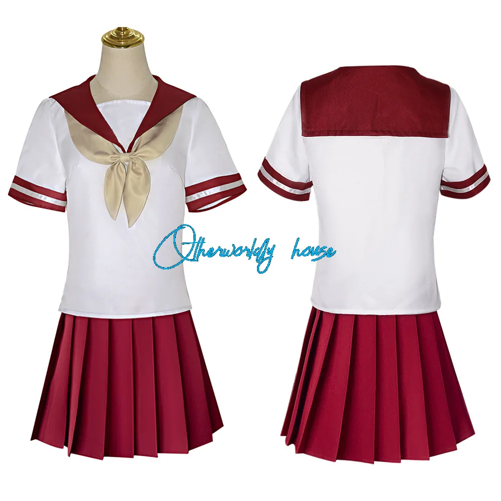 The Girl I Like Forgot Her Glasses Anime Mie Ai Cosplay Costume Women Girls Sailor Suit JK School Uniform Lovely Skirt Wig Suit