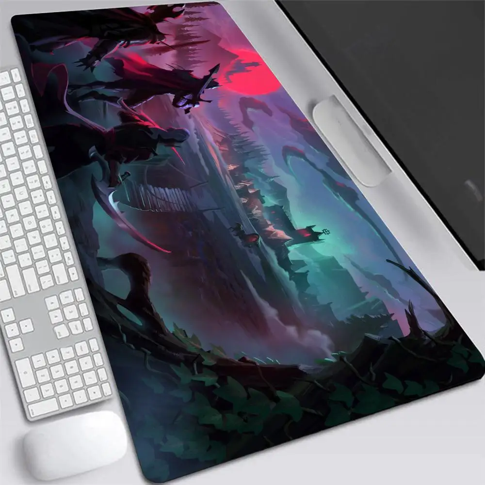 

Survival fighting game V Rising Mouse Pad Large Size Office Desk Protector Mat PU Leather Waterproof Mouse Pad Desktop