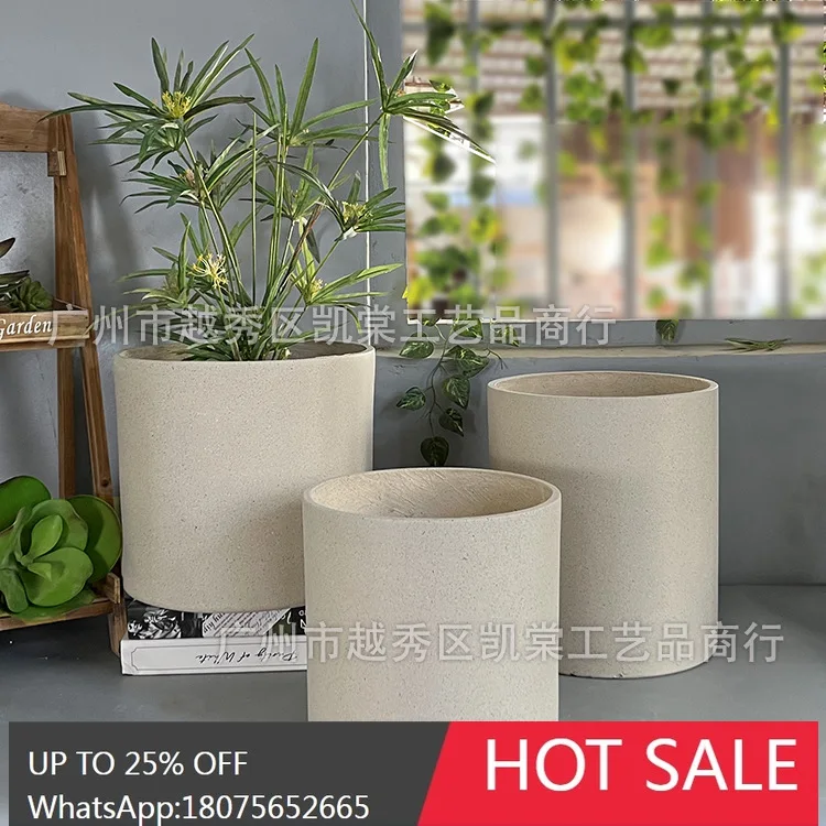 

MJY Fiberglass Cylinder Type Insert Flower Vase Home Decor Soft Furnishing Display