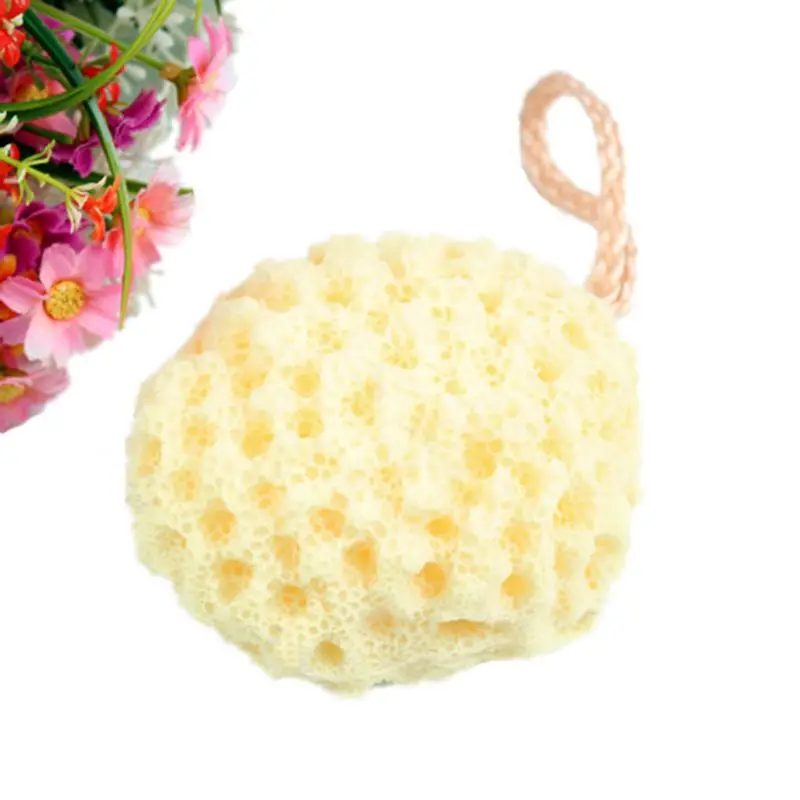 Мягкий скребок для ванны с шариками случайных цветов, губка для мытья тела, скраб, увлажняющая маска для лица для детей, Прямая поставка