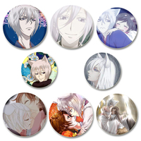 58mm Round Anime Kamisama Love Enamel Pins Cosplay Momozono Nanami Tomoe Handmade Brooch on Backpack Jewelry Accessories Gifts