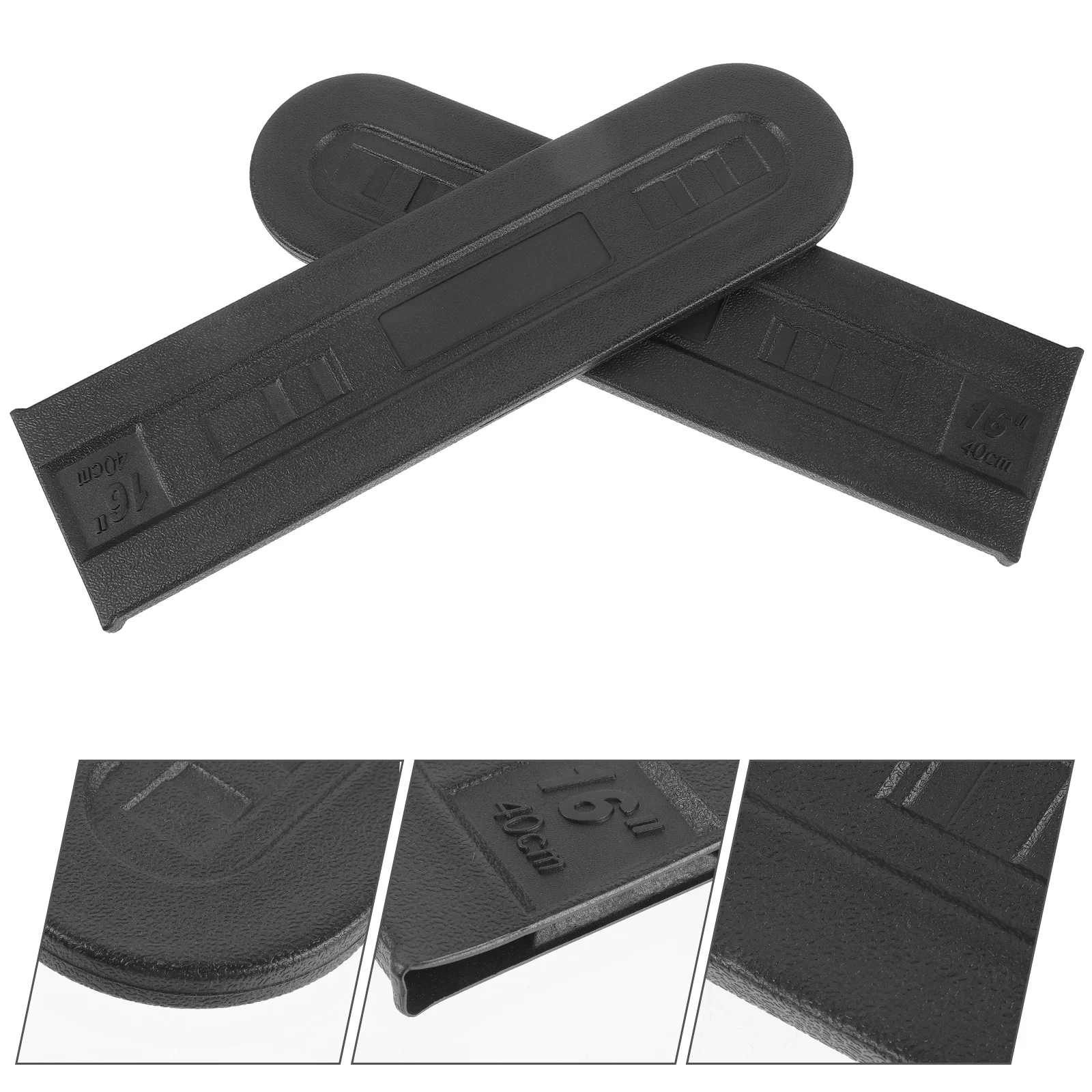 

2pcs Bar Cover Durable Protective Sleeve Anti-Scratch Storage Bag For Chainsaw Plate Scabbard Portable Plastic Case Travel Home