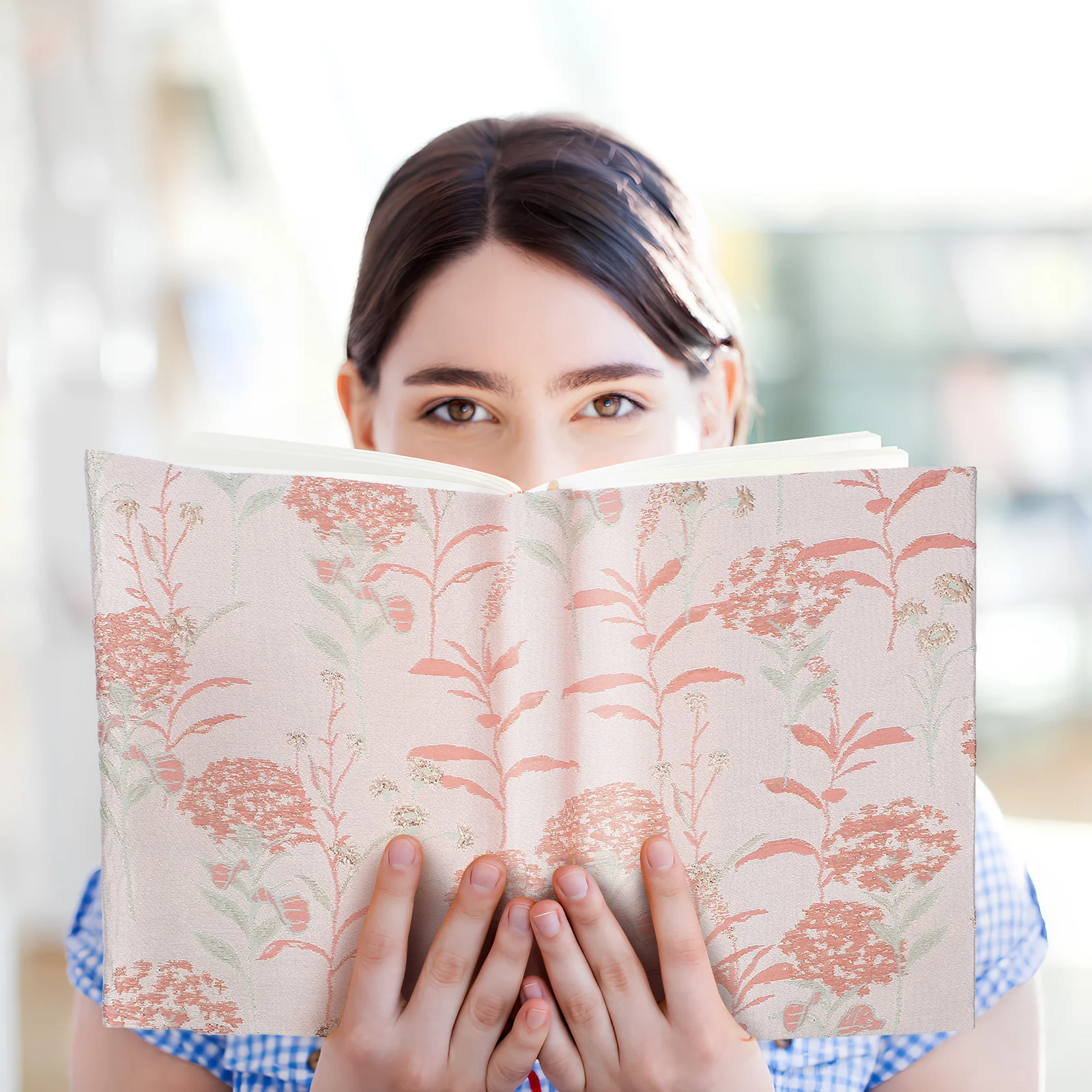 Juste de Protection en Tissu Doux pour Livres, Couverture Rigide Décorative, Faite à la Main