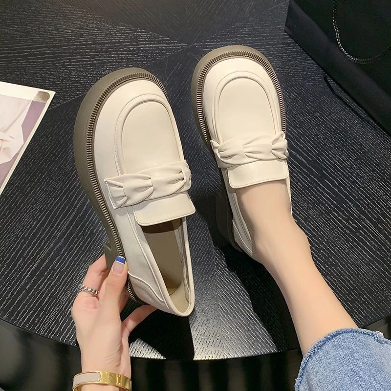 

​Women's Spring and Autumn Genuine Leather Loafers Slip on Soft Sole Non Slip Shoes Comfortable Fashion Footwear for Women​