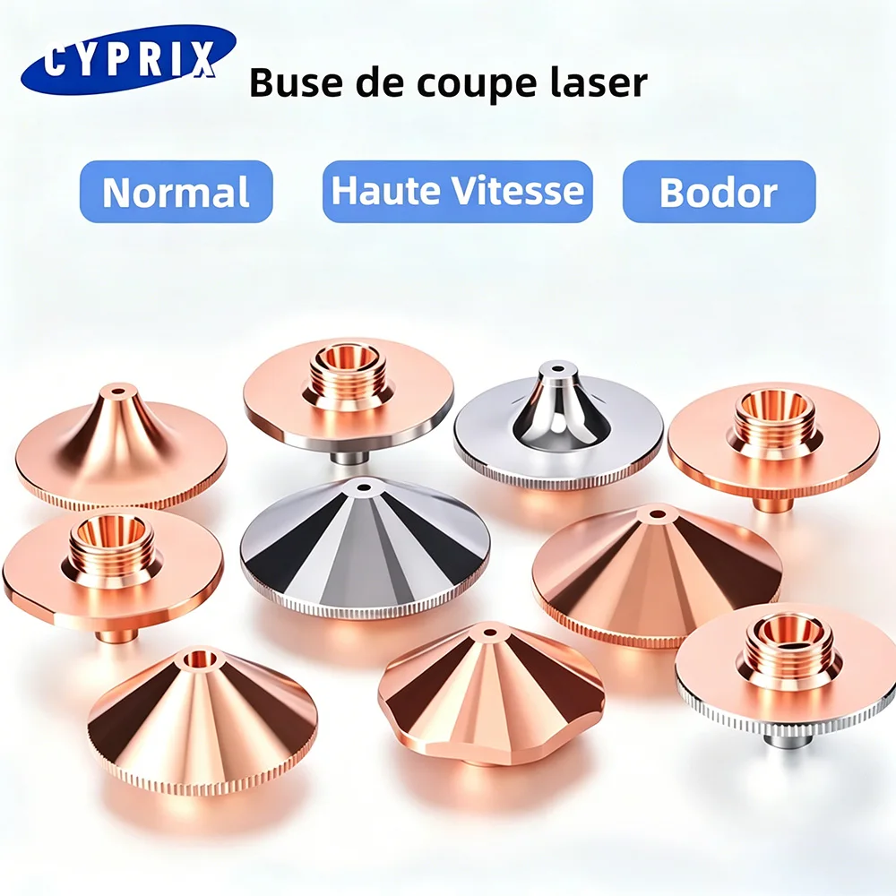 Buse laser Cyprix D28 M11 D32 M14 H15 1.5 2.0 pour découpe laser, compatible Raytools Precitec Bodor HSG HANS