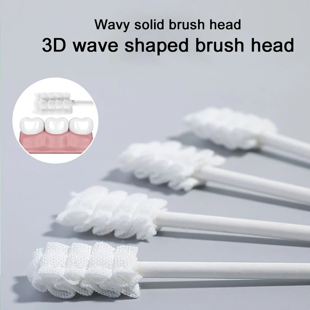 30 قطعة عصا تنظيف فم الطفل المتاح المنظفات الحليب الأسنان الحجاب فرشاة الأسنان الطفل اللسان غسل الوليد رعاية أسنان الطفل