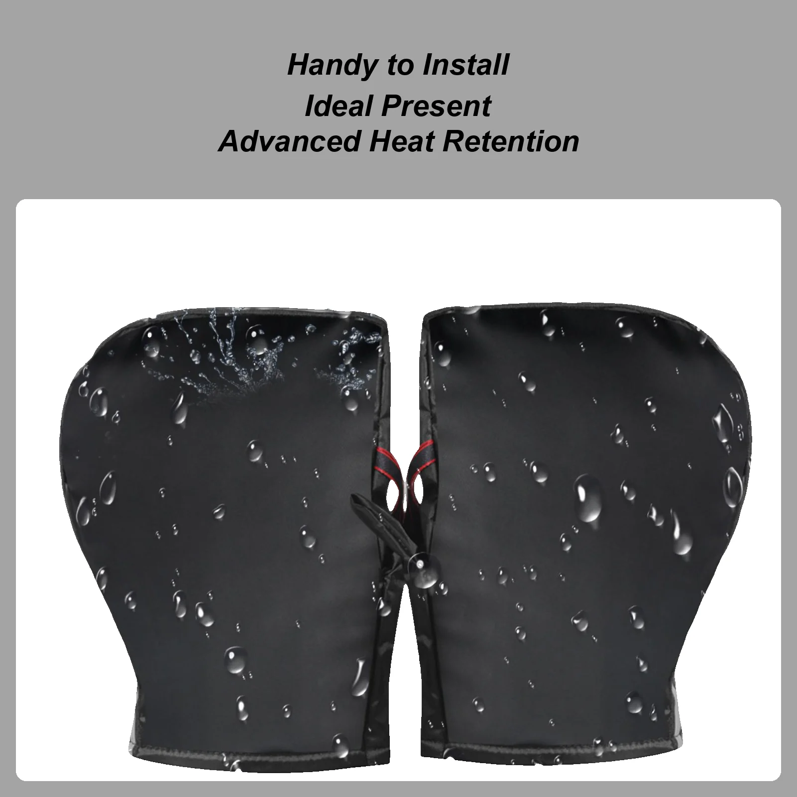 

Motorcycle Handlebar Mitts Windproof Cold Weather Gloves Waterproof Mittens For Motorcycle Riding Mountain Biking Road Cycling