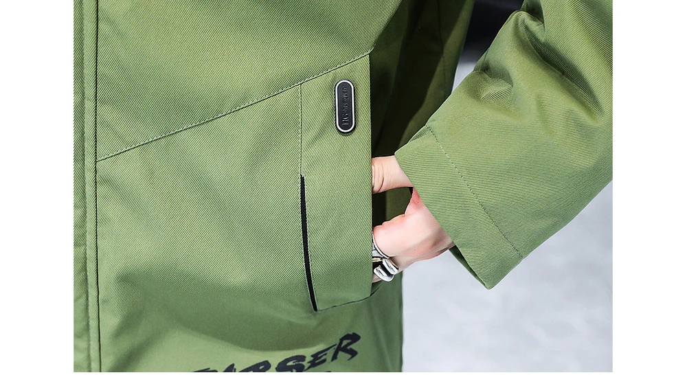 Winter männer Lange Unten Jacke Mode Männlichen Thermische Parkas Mäntel Casual Männer Klassische Pelz Kragen Warme Gepolsterte Jacken Kleidung 5XL – Detail 16