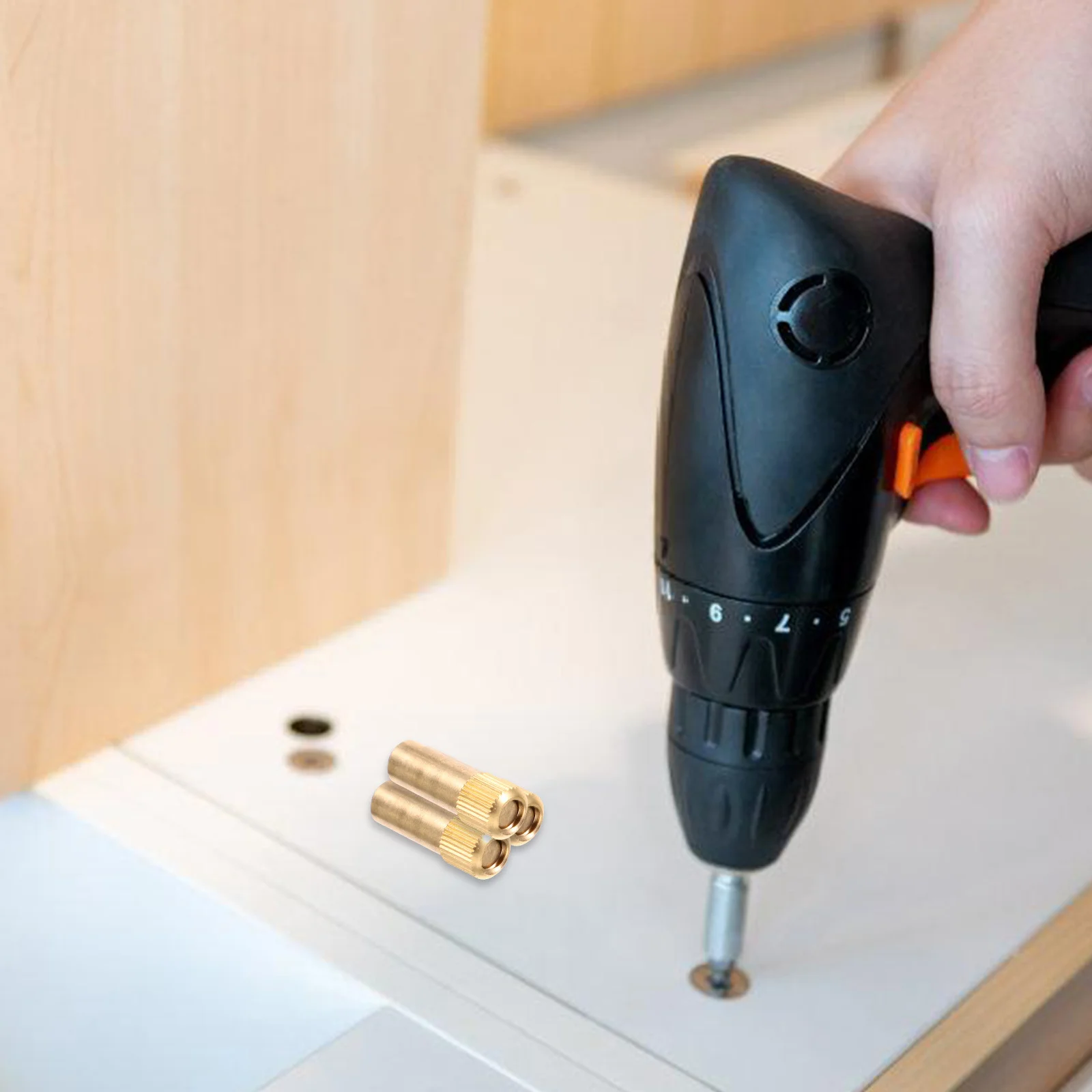 4 قطعة أوتاد دعم الرف النحاسي النقي دبابيس الرف النحاسية خزانة رفوف الخشب تدعم تخزين الأثاث خزائن