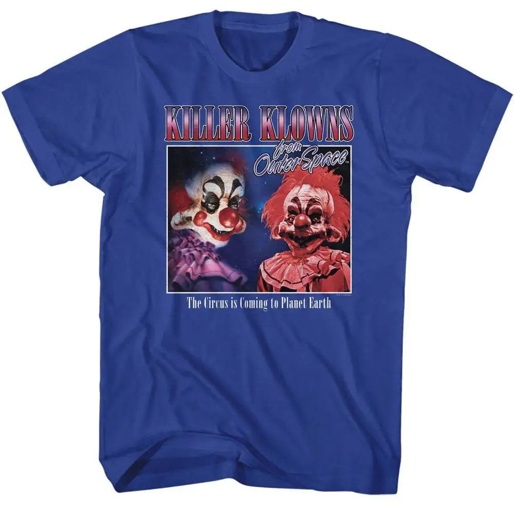 Killer Klowns From Outer Space Glamour Shot Royal T Shirt