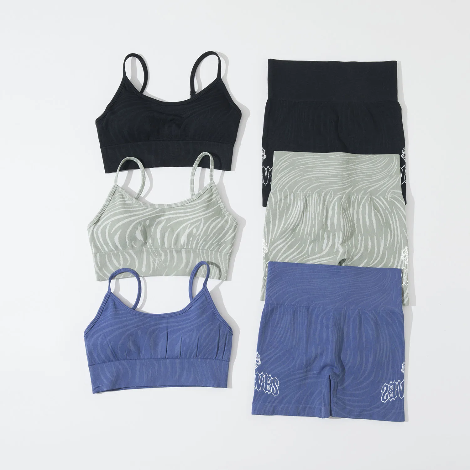 Women's Gym Shorts She Sport Gym Recoil Scrunch Yoga Shorts High Waist Elastic Seamless Printed High Qualityt Fitness Shorts