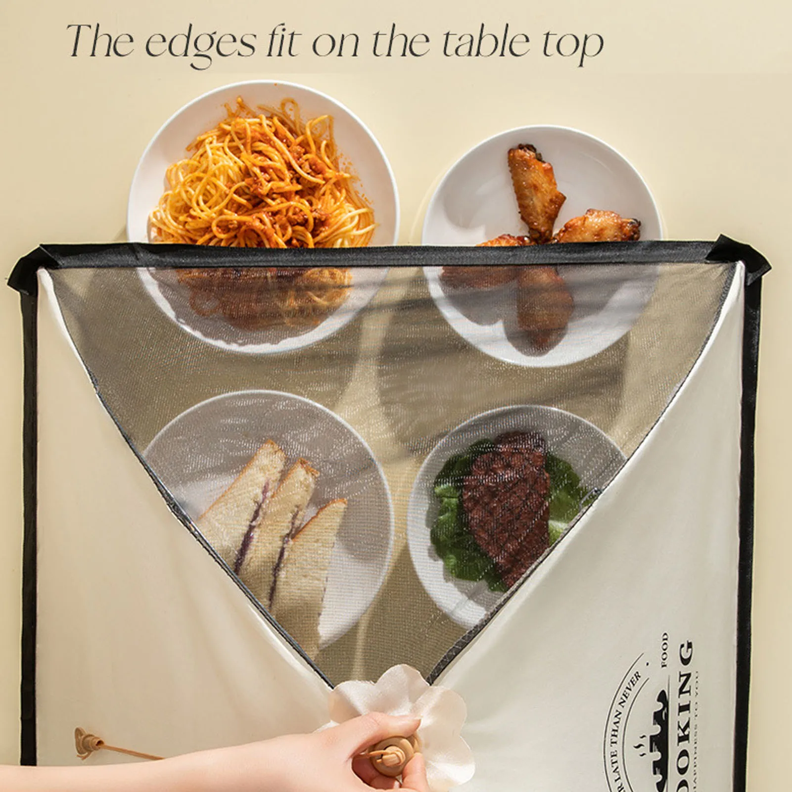 

Foldable Food Mesh Cover Fly Anti Mosquito Pop-Up Food Cover Umbrella Vegetable Fruit Breathable Cover Kitchen Accessories