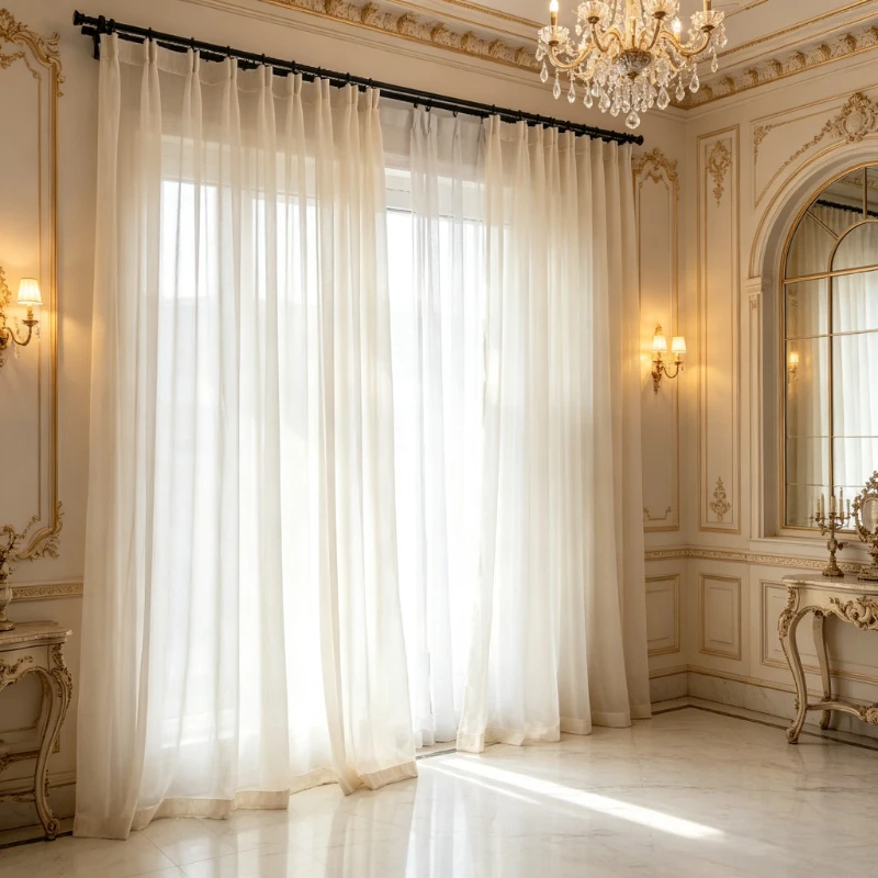 Cotton Linen Curtain Look Yarn Tulle S Fold Sheer Curtains for Living Dining Room Bedroom Elegant Window Decor Good Quality Door