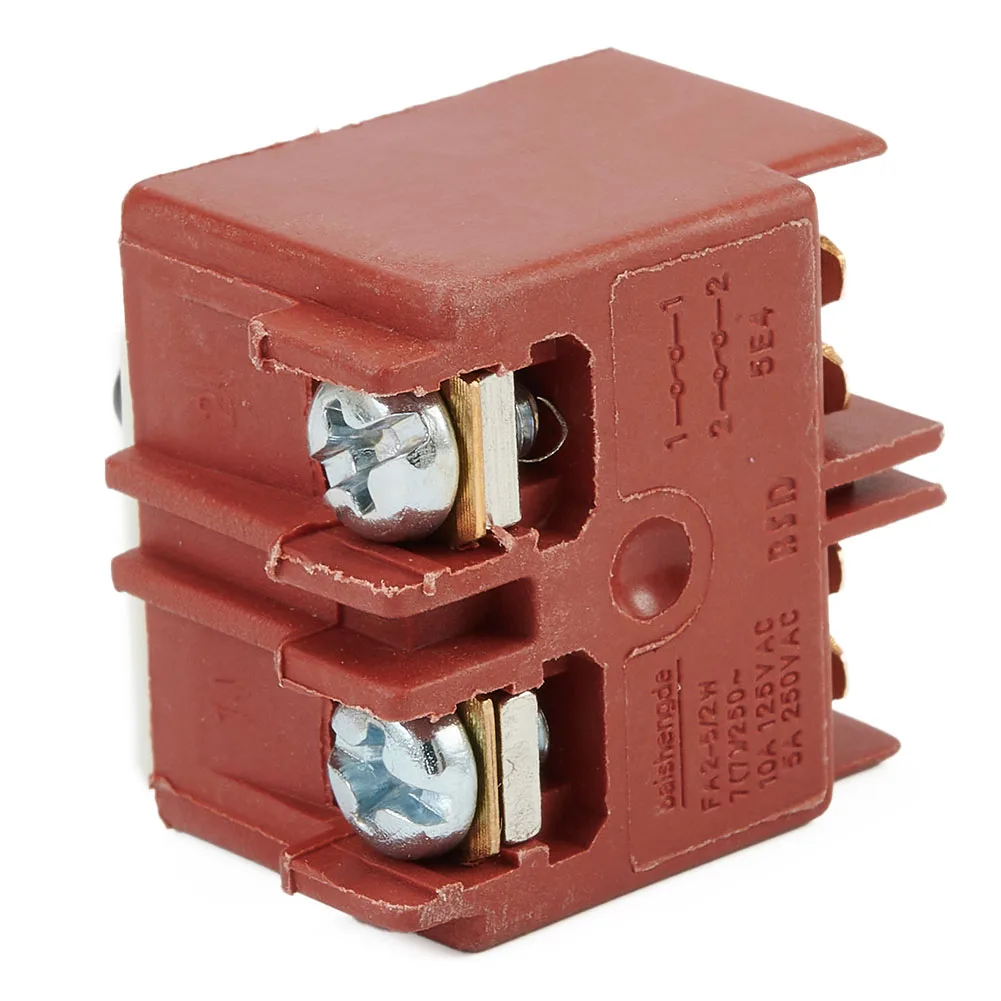Push Button Switch DPST NO Momentary for Bosch GWS6/7-100 Angle Grinder 125V 12A 250V 6A Non-OEM Power Tool Part