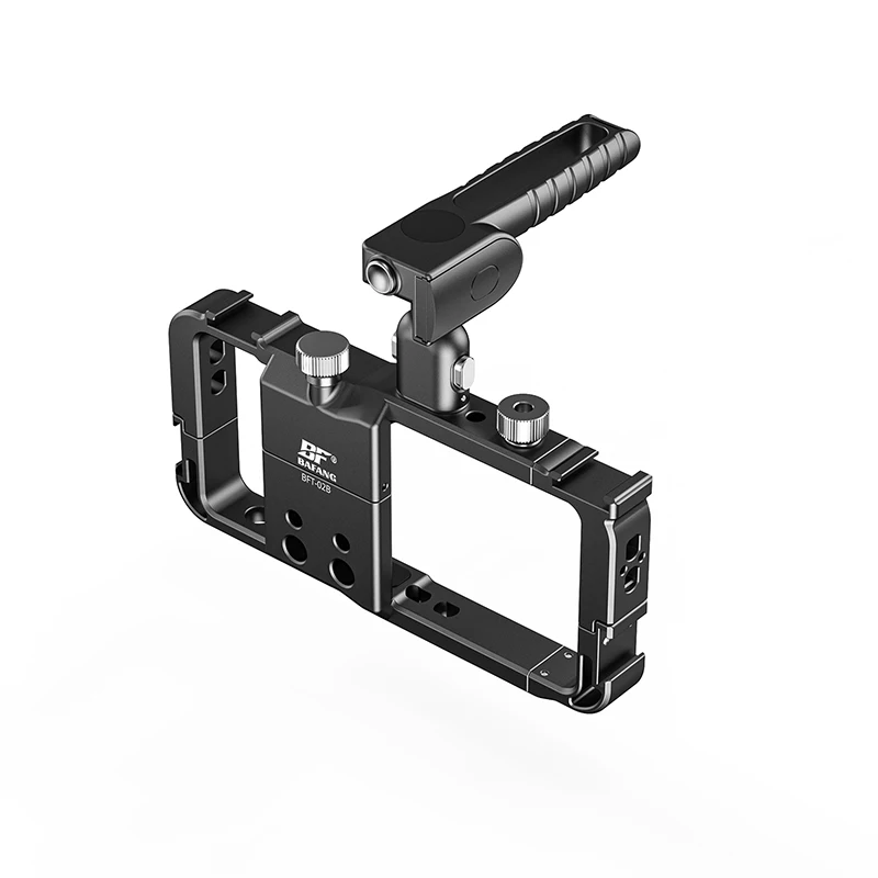 Universal Phone Cage Smartphone Video Rig Kit with Handles Handgrip, BAFANG Brand