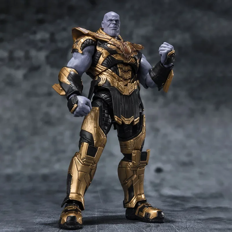 Bandai Thanos SHF Avengers 4 Ultimate Battle Infinity Legend Reborn Edition movable figures model toys ornaments gift collection