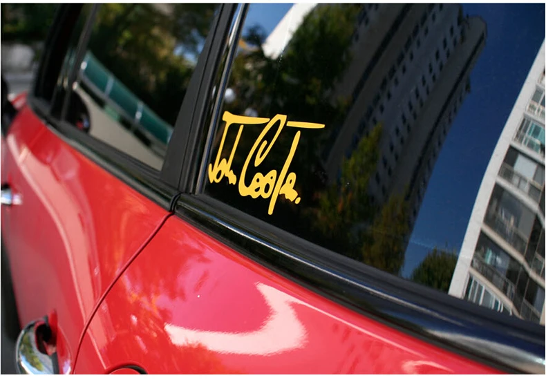 For Mini Sticker JCW Stickers Mini Cooper Accessories F56 R55 R56 R60 R61 F54 F55 F56 F60 Mini Cooper Sticker Countryman